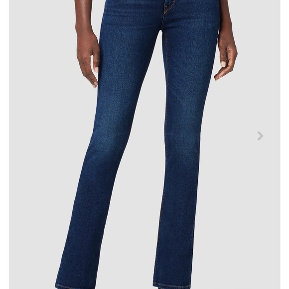 Hudson Jeans Dark Blue Beth Mid-Rise Baby Bootcut Jean Womens 28 - Picture 7 of 7